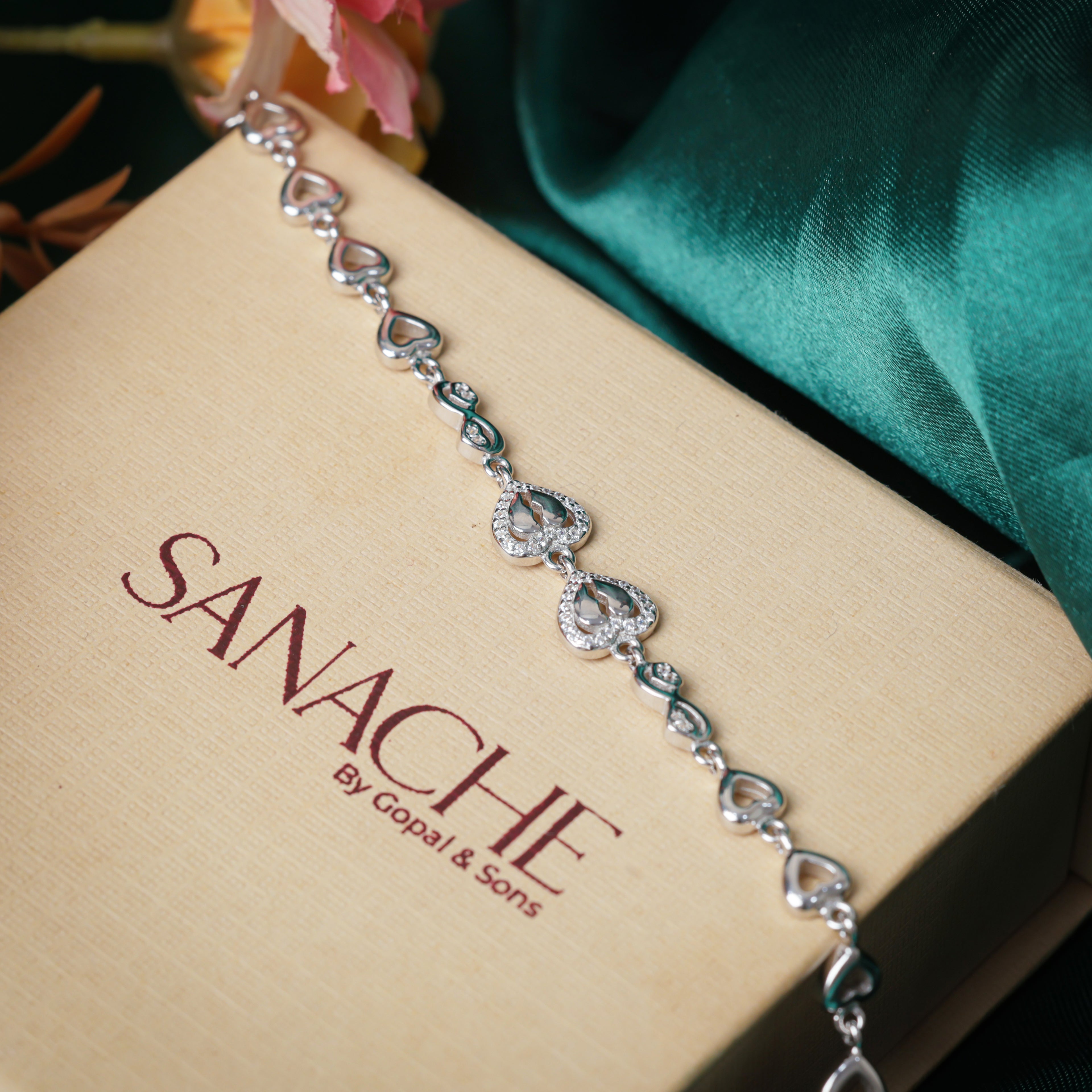 Eternity Heart Bracelet