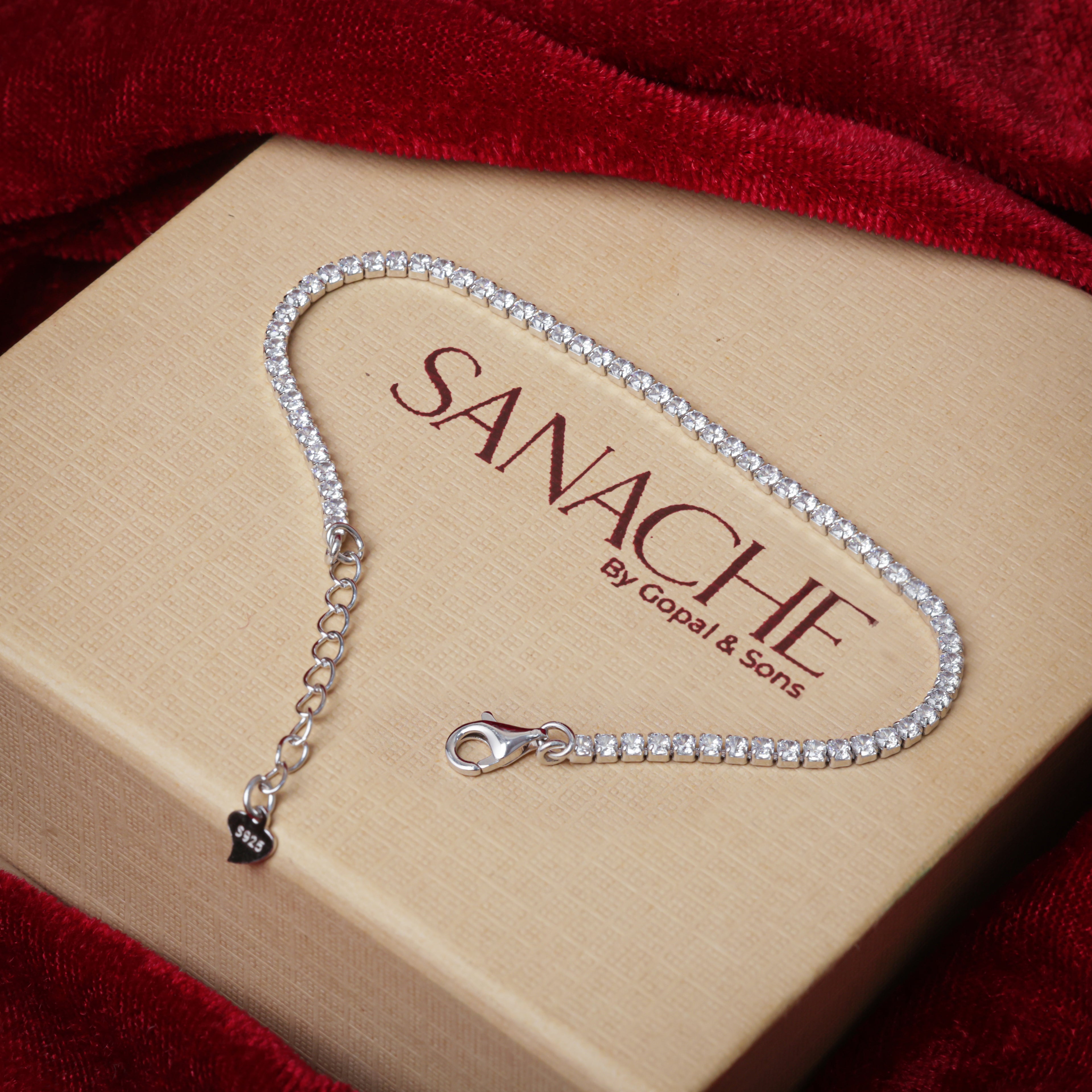 Classic Sterling Tennis Bracelet