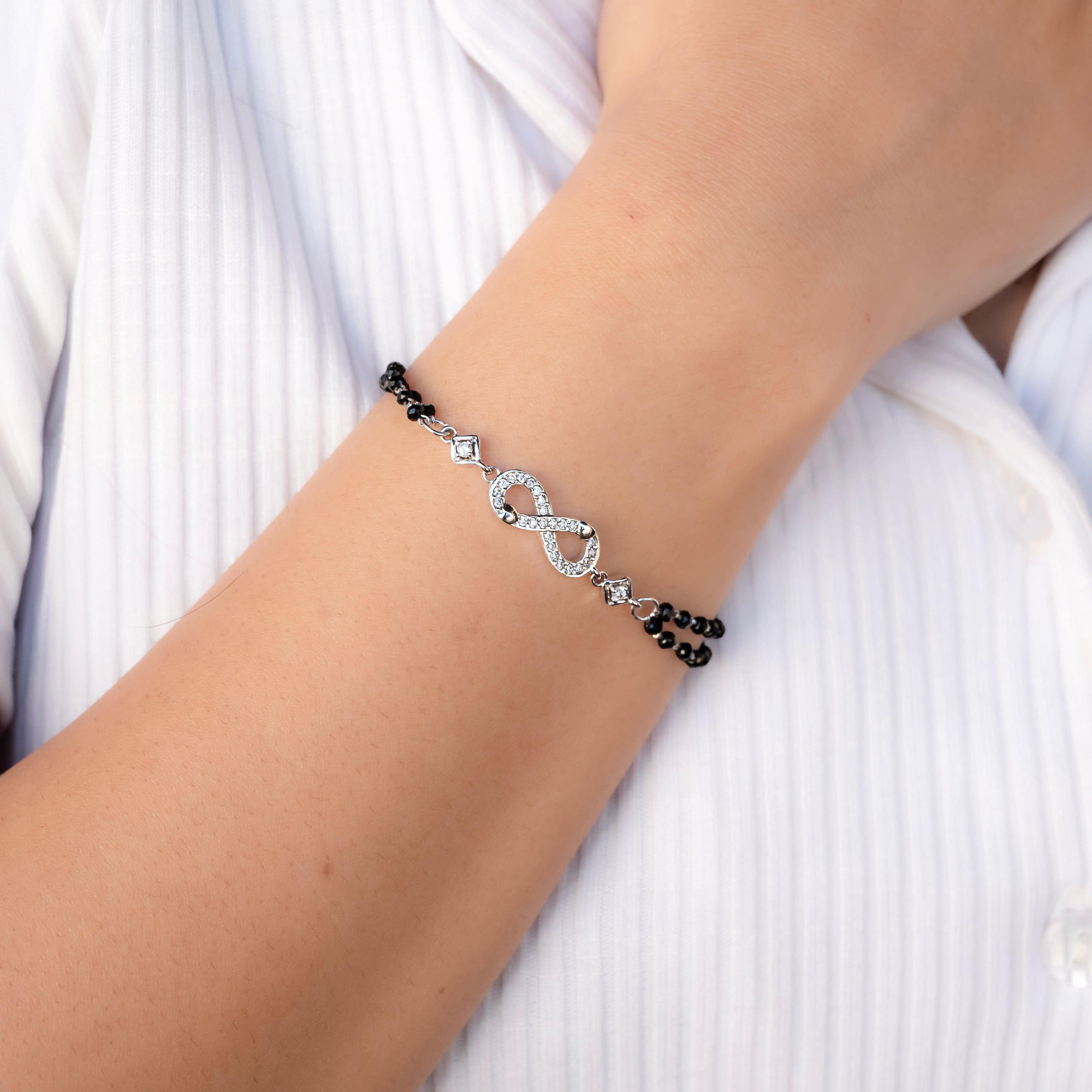 Silver Infinity Shine Bracelet