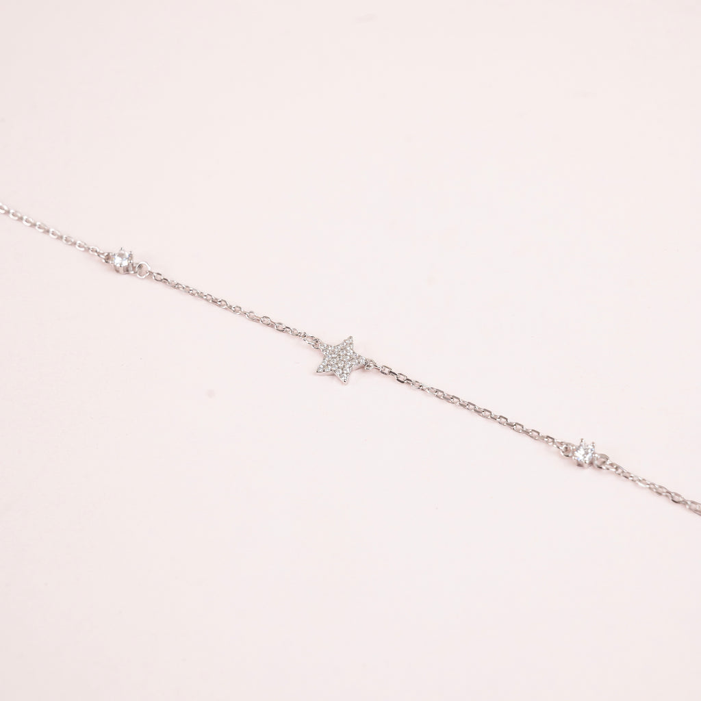 Starry Shine Silver Bracelet