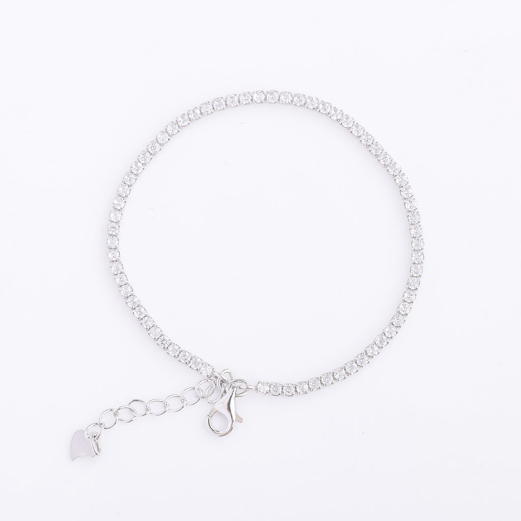 Classic Sterling Tennis Bracelet