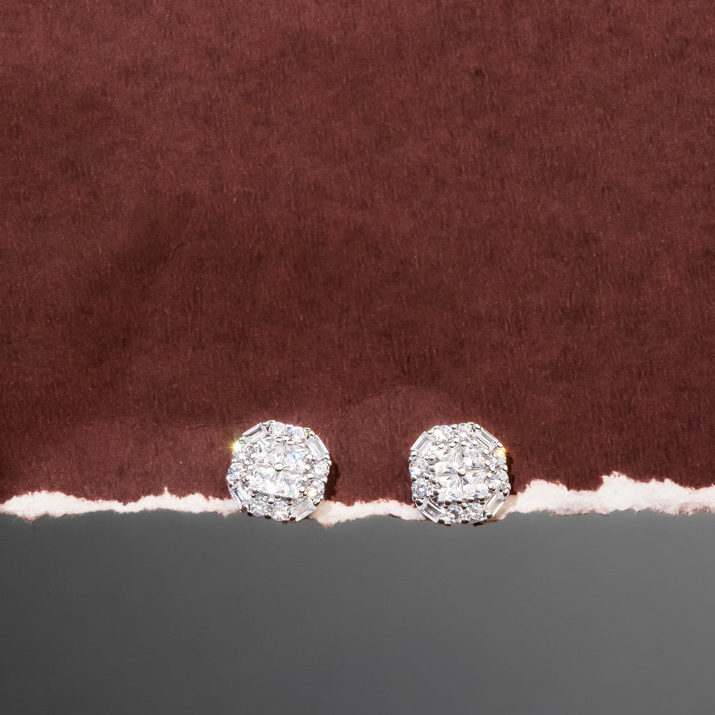 Round Pave Studs