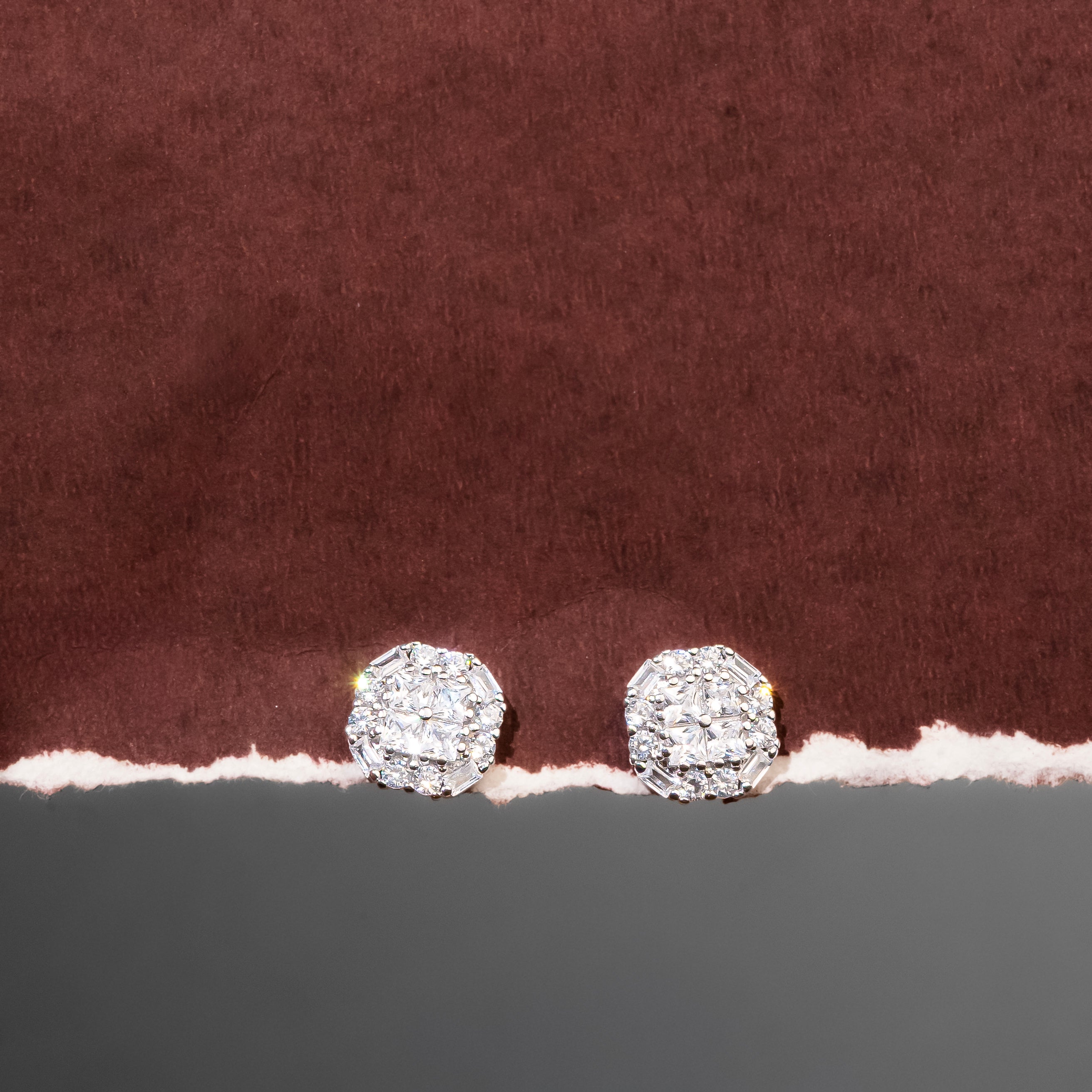 Round Pave Studs