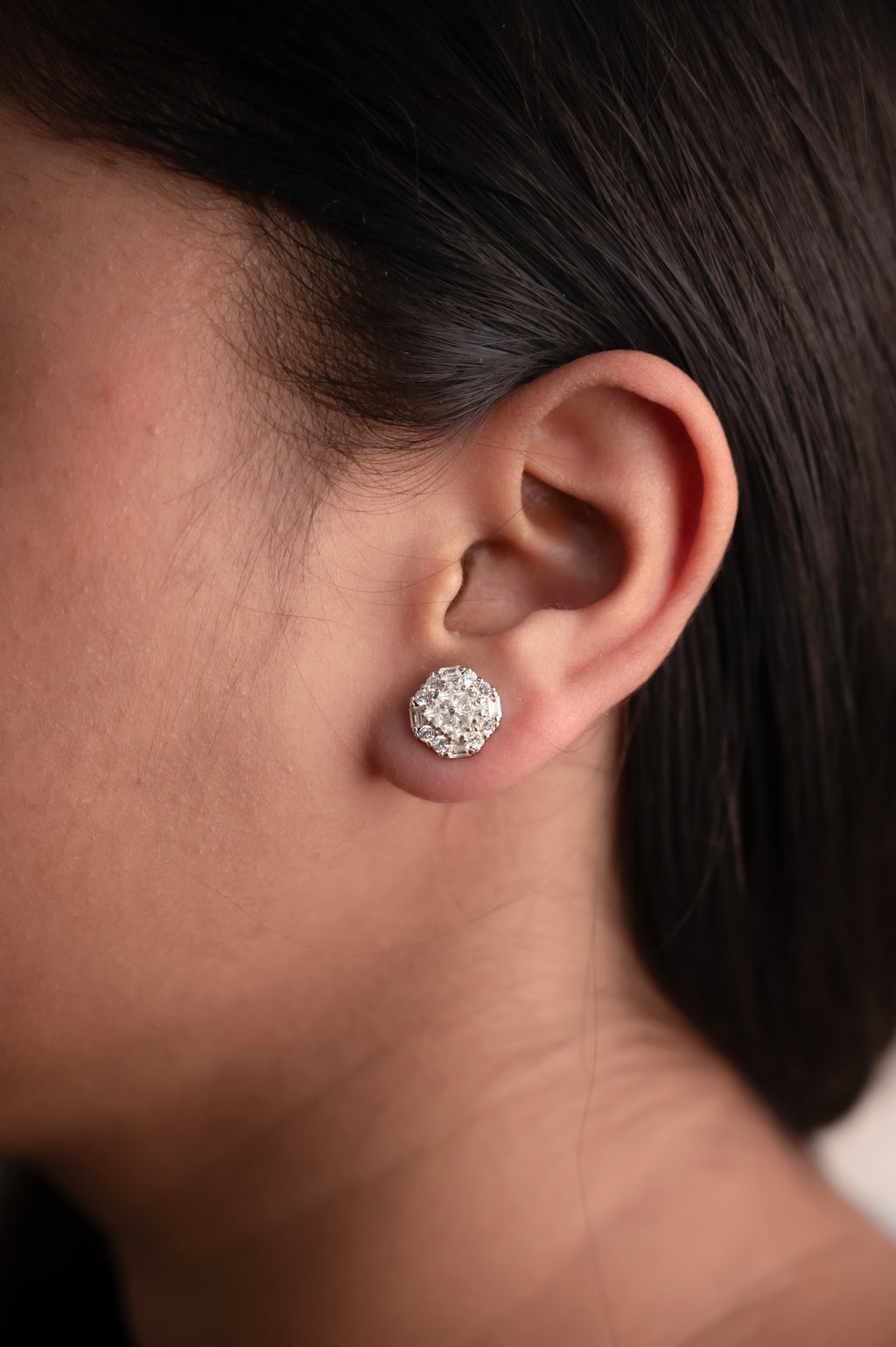 Round Pave Studs