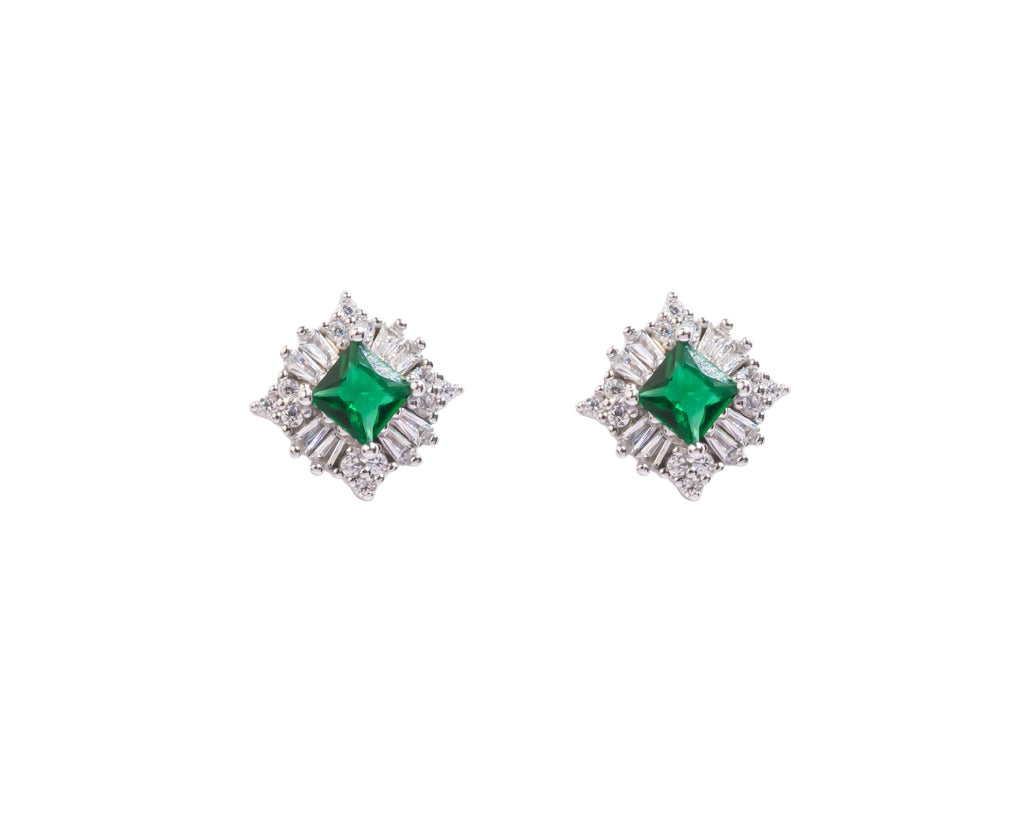 Halo Green Studs