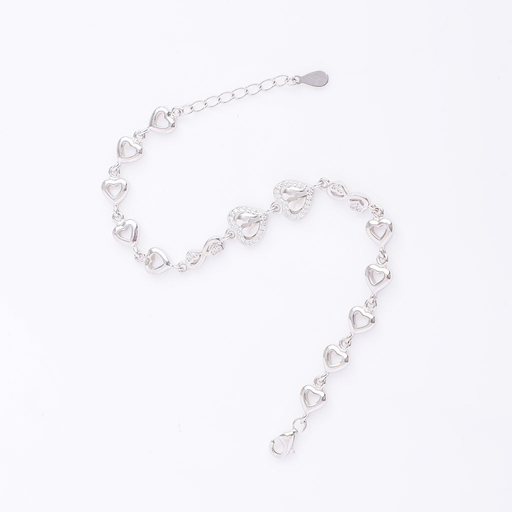 Eternity Heart Bracelet