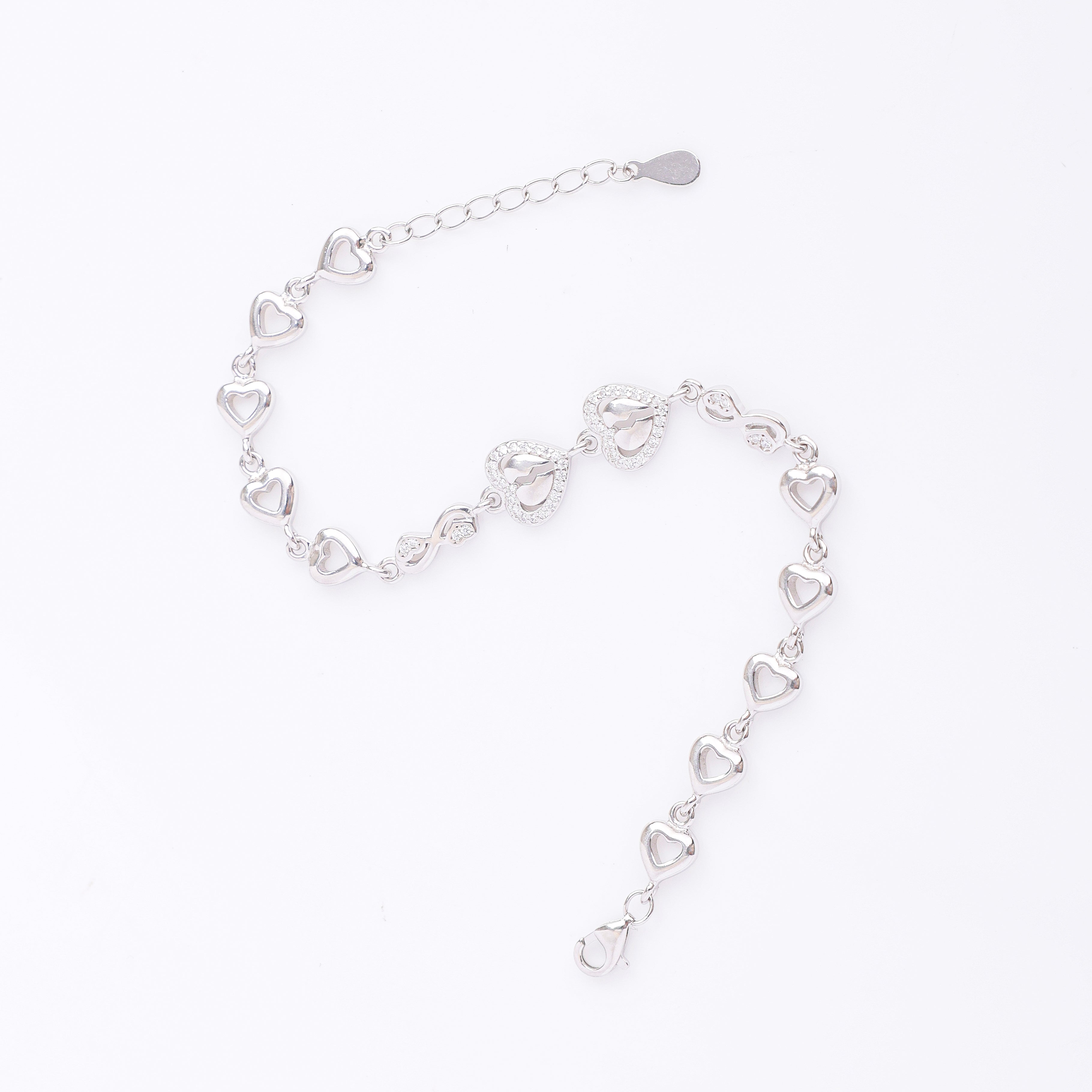 Eternity Heart Bracelet