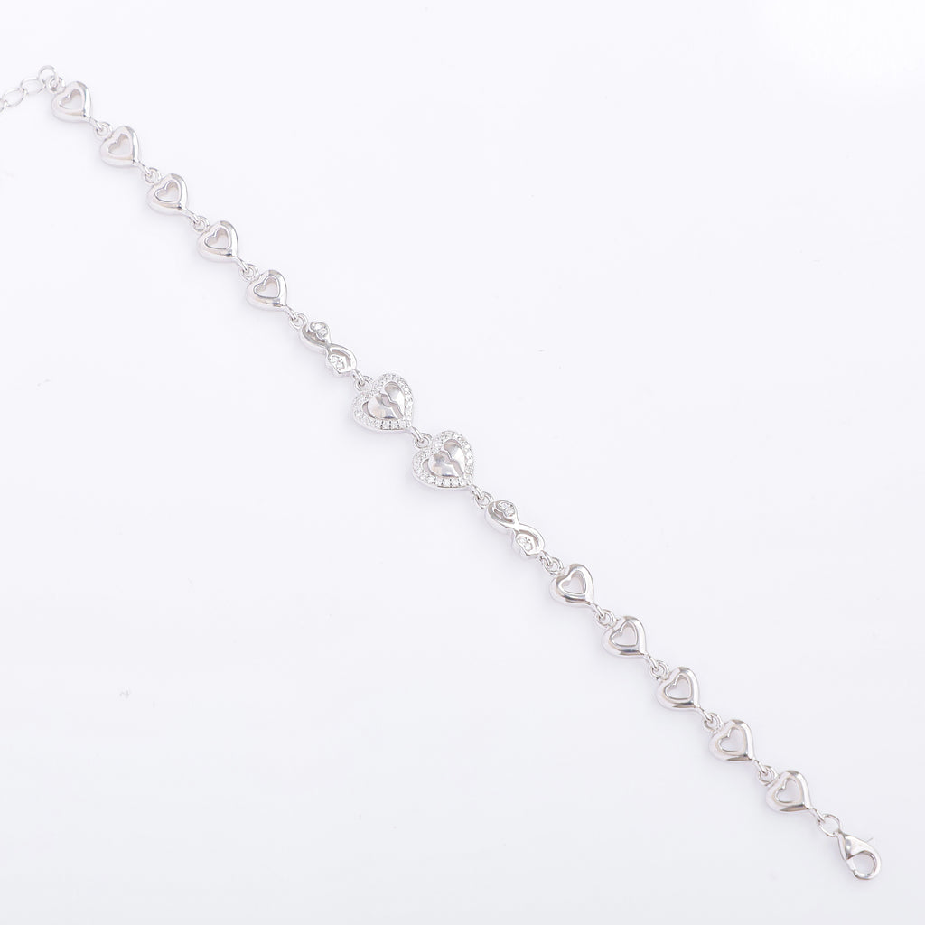 Eternity Heart Bracelet