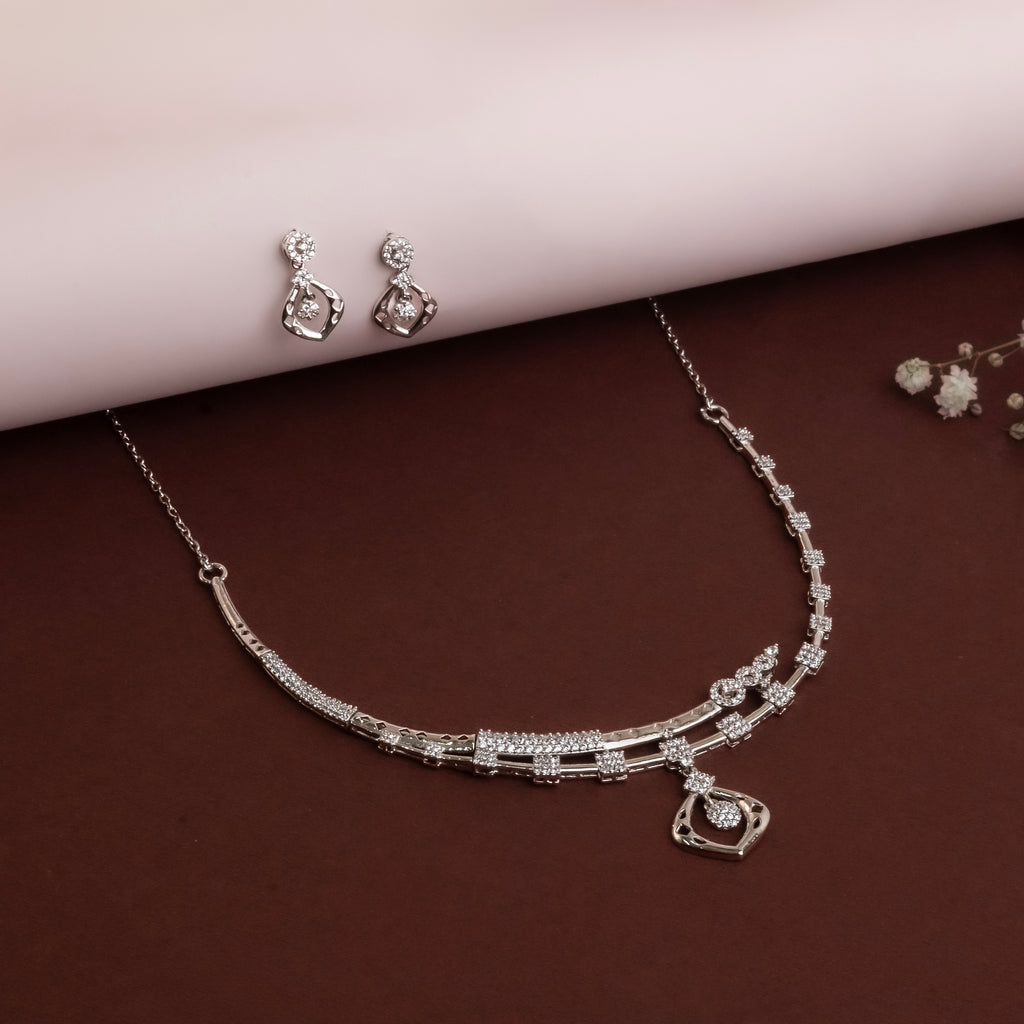 Celestial Harmony Diamond Necklace Set
