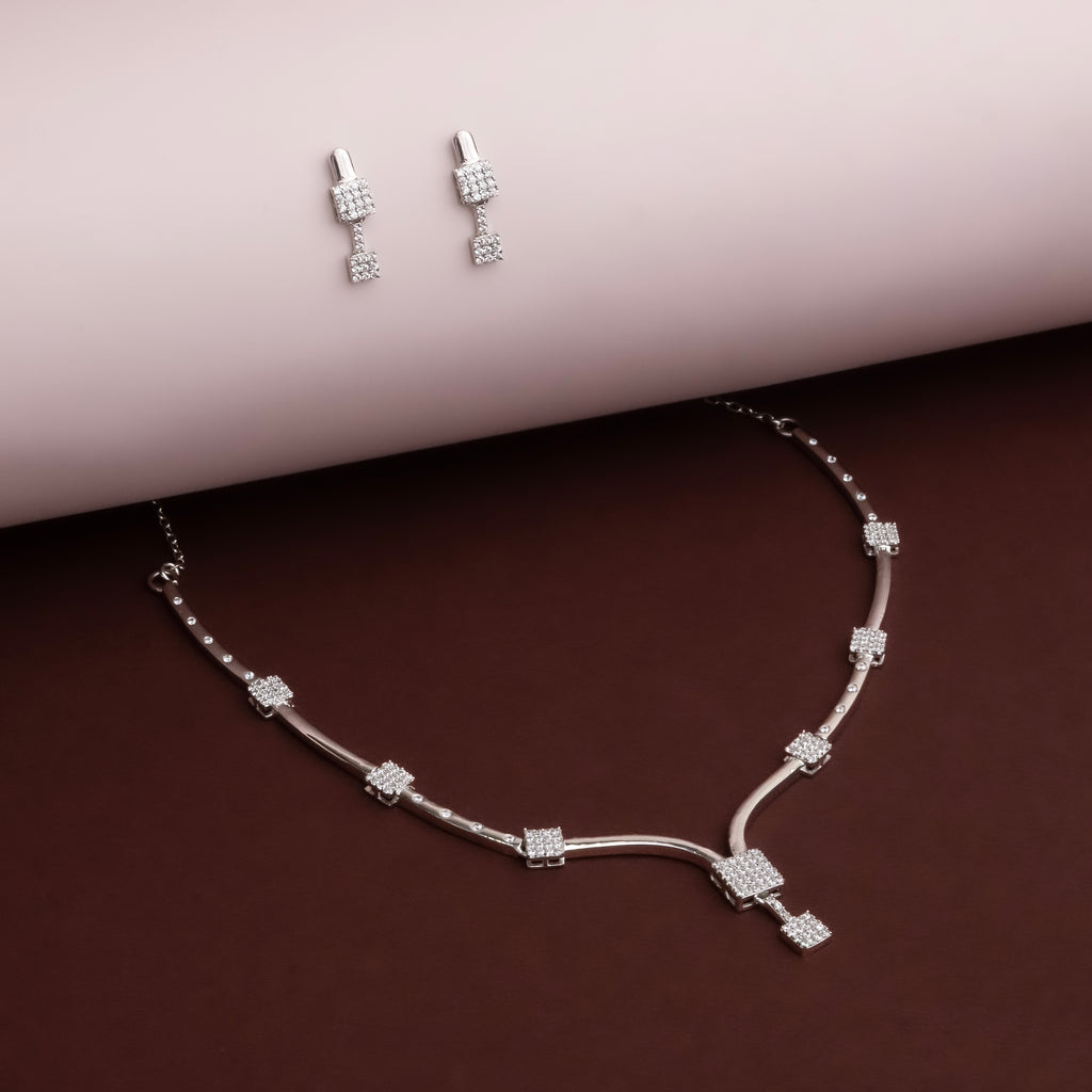 Empress Sapphire Bloom Necklace