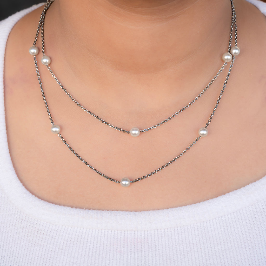 Oceanic Luster Pearl Necklace