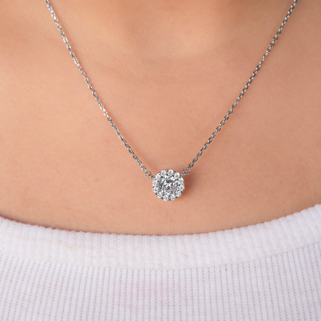 Midnight Dewdrop Pearl Necklace