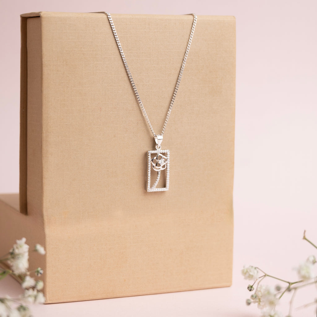 Rose Frame Pendant