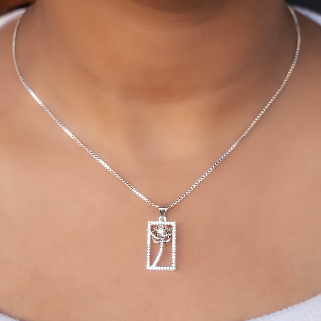 Rose Frame Pendant
