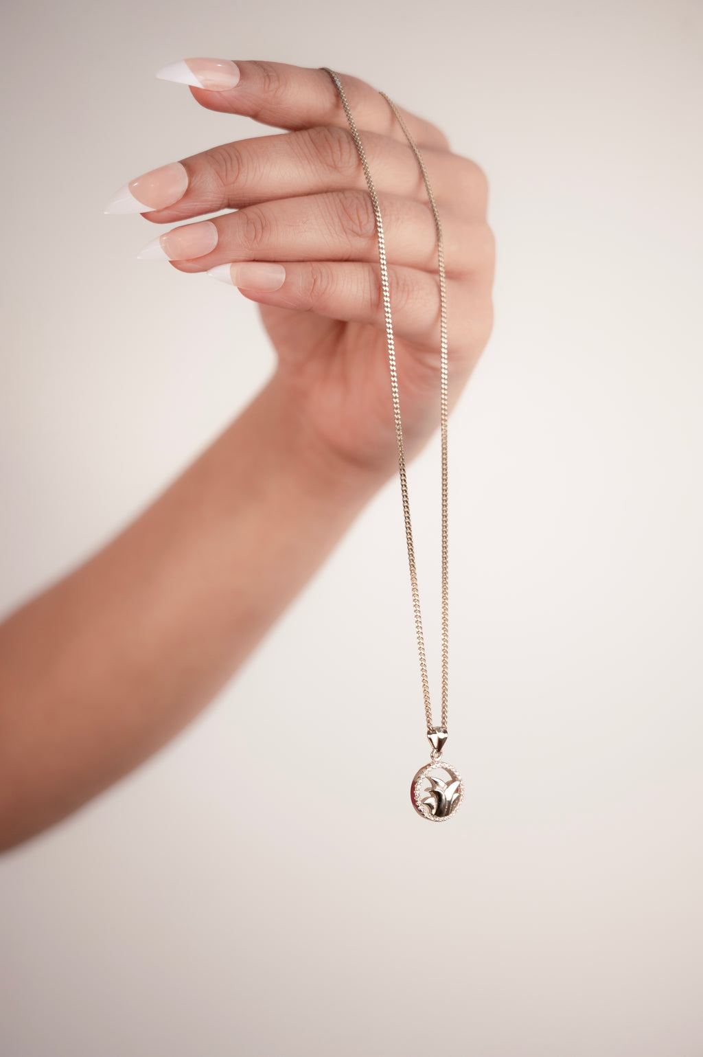 Nature Bloom Circle Pendant
