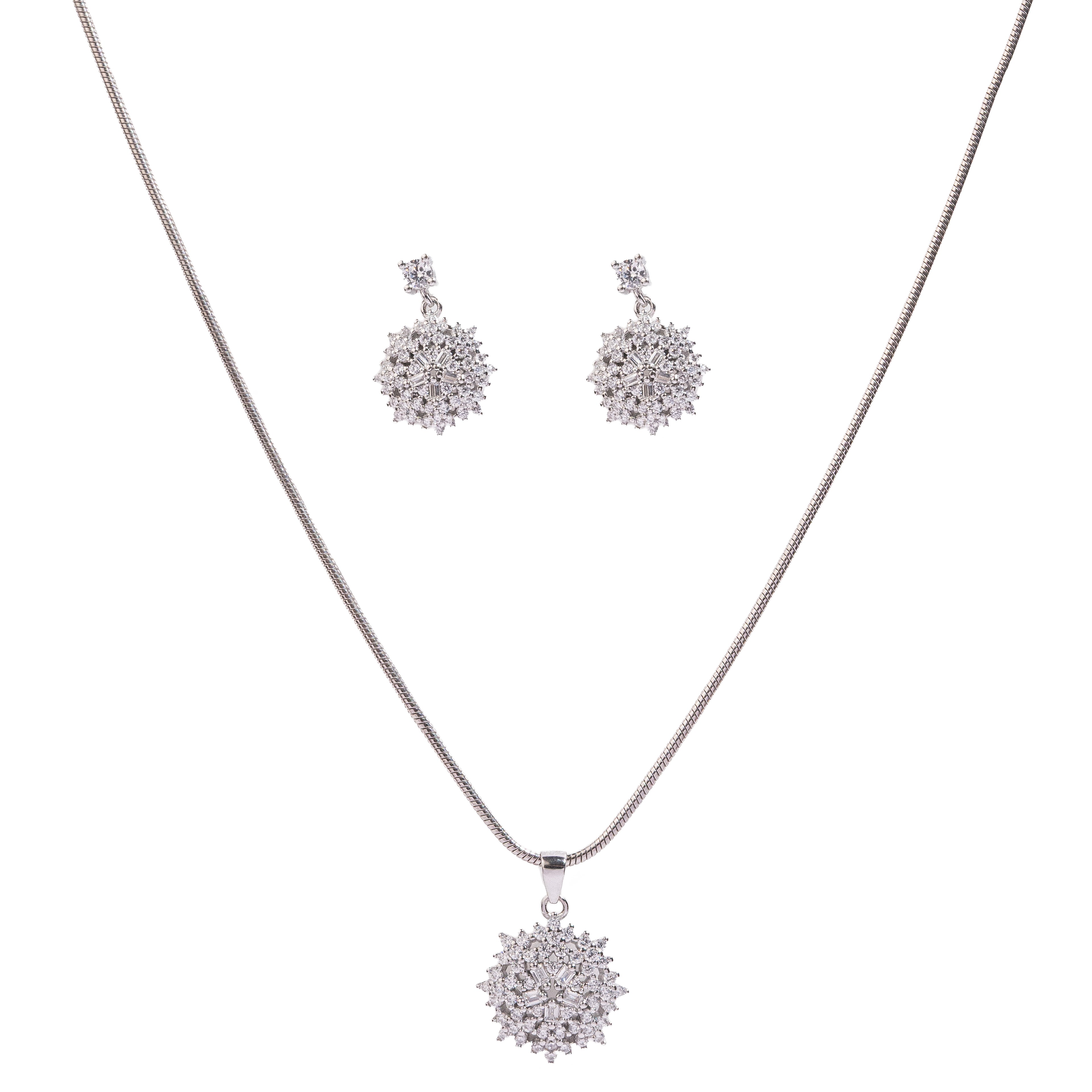 The Radiant Starburst Pendant Set