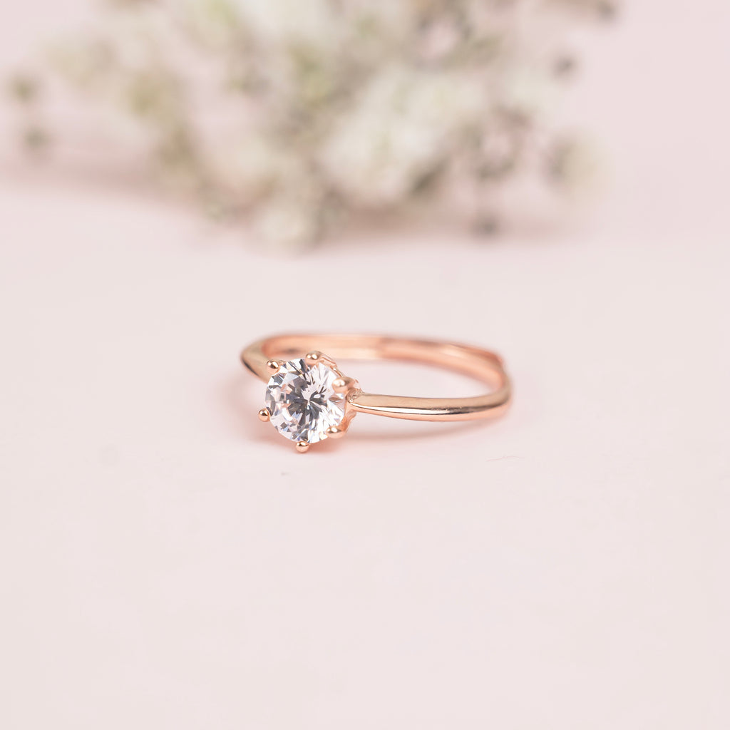 Classic Six-Prong Solitaire Ring