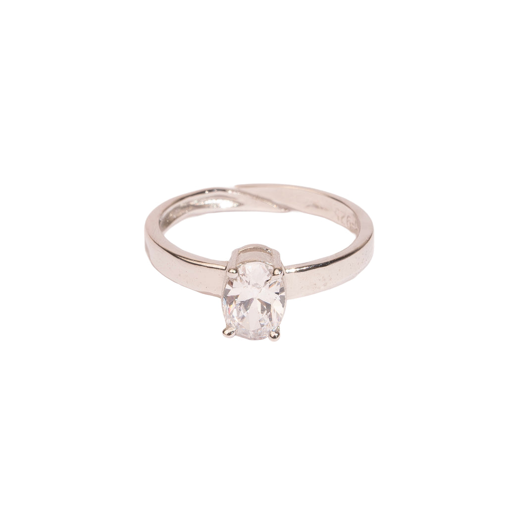 Classic Oval Solitaire Ring