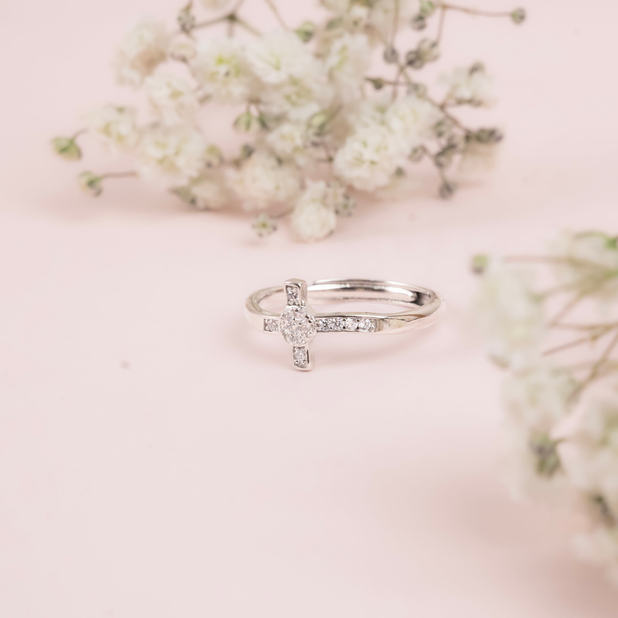 Faith & Radiance Cross Ring