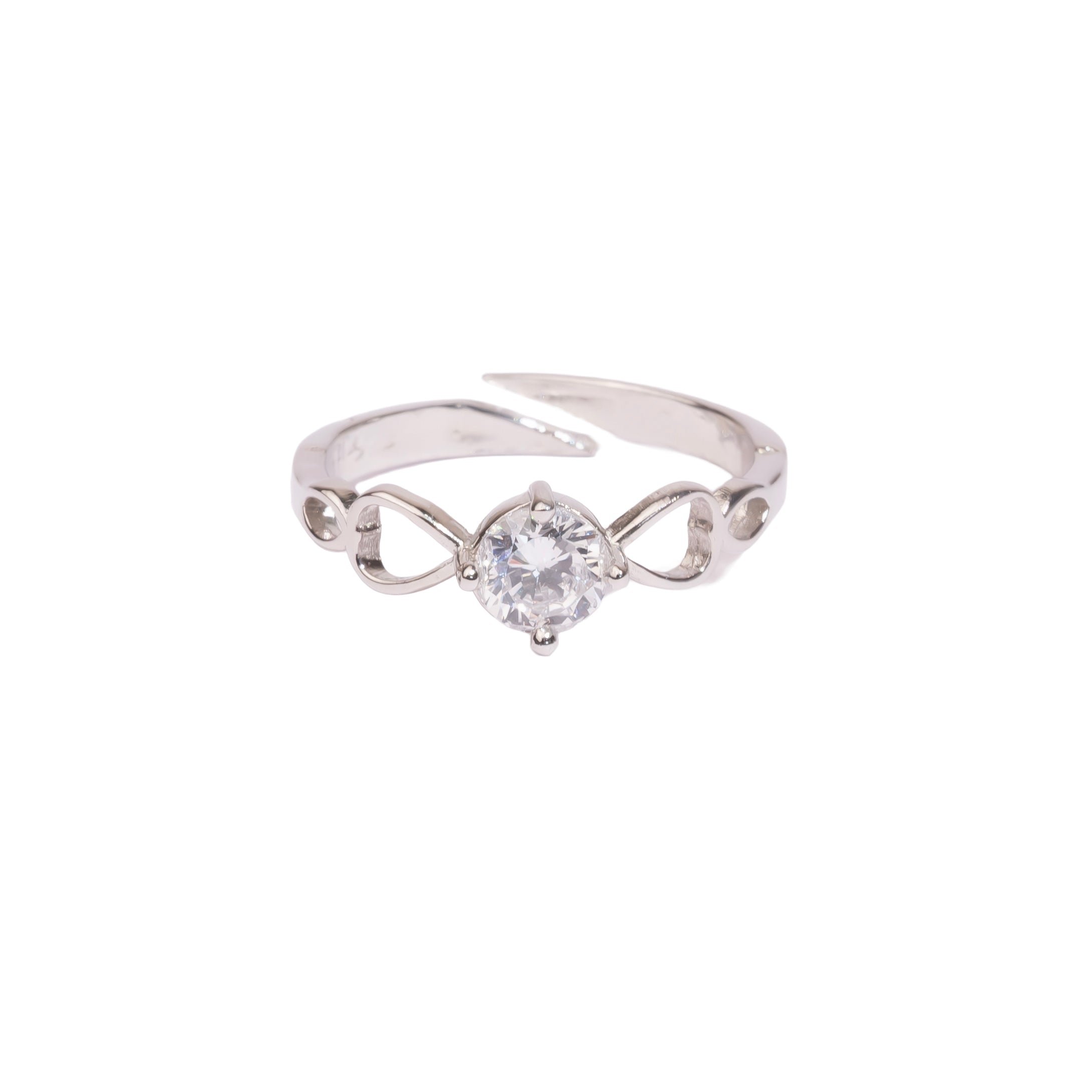 Infinity Solitaire Ring
