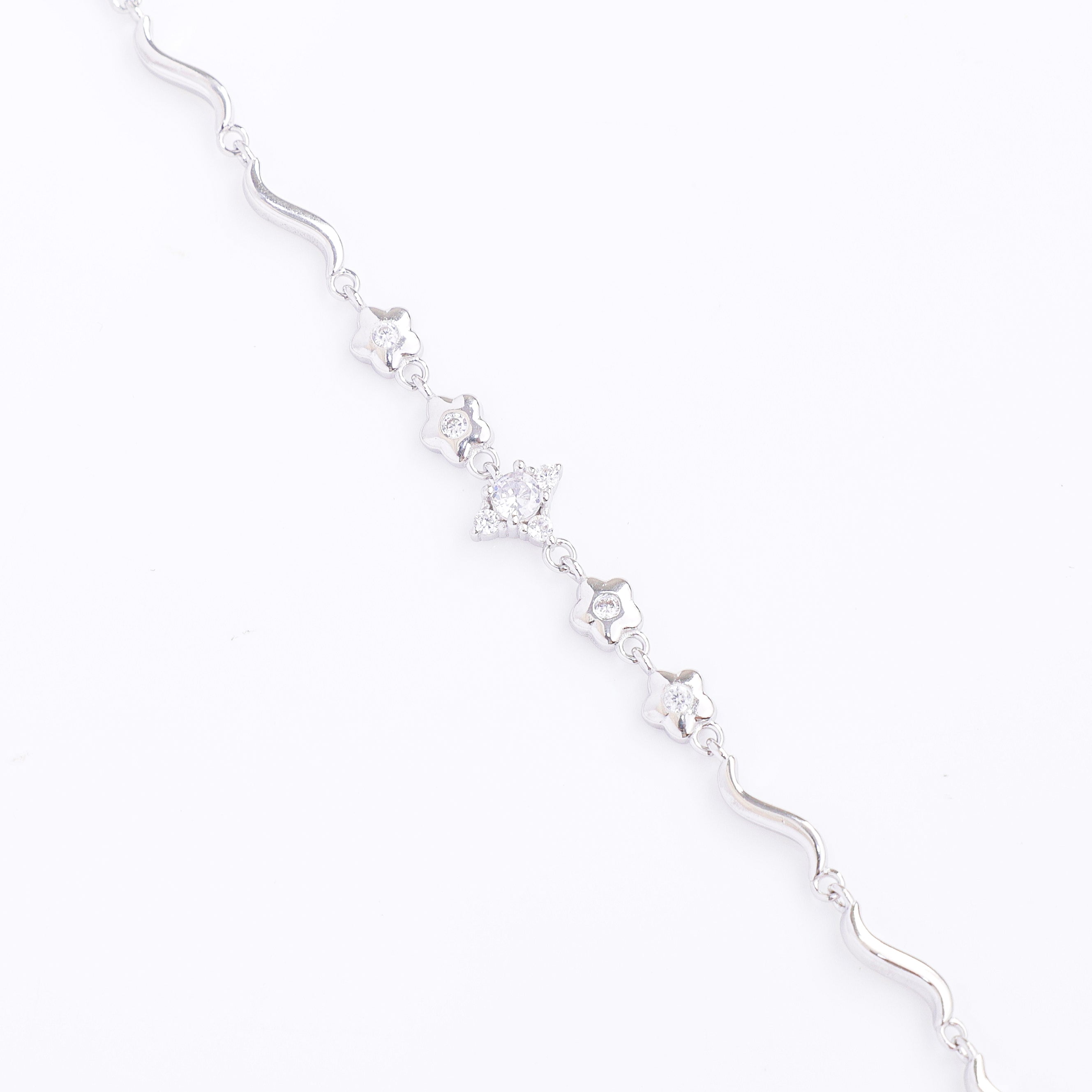 Sterling Wave Bracelet