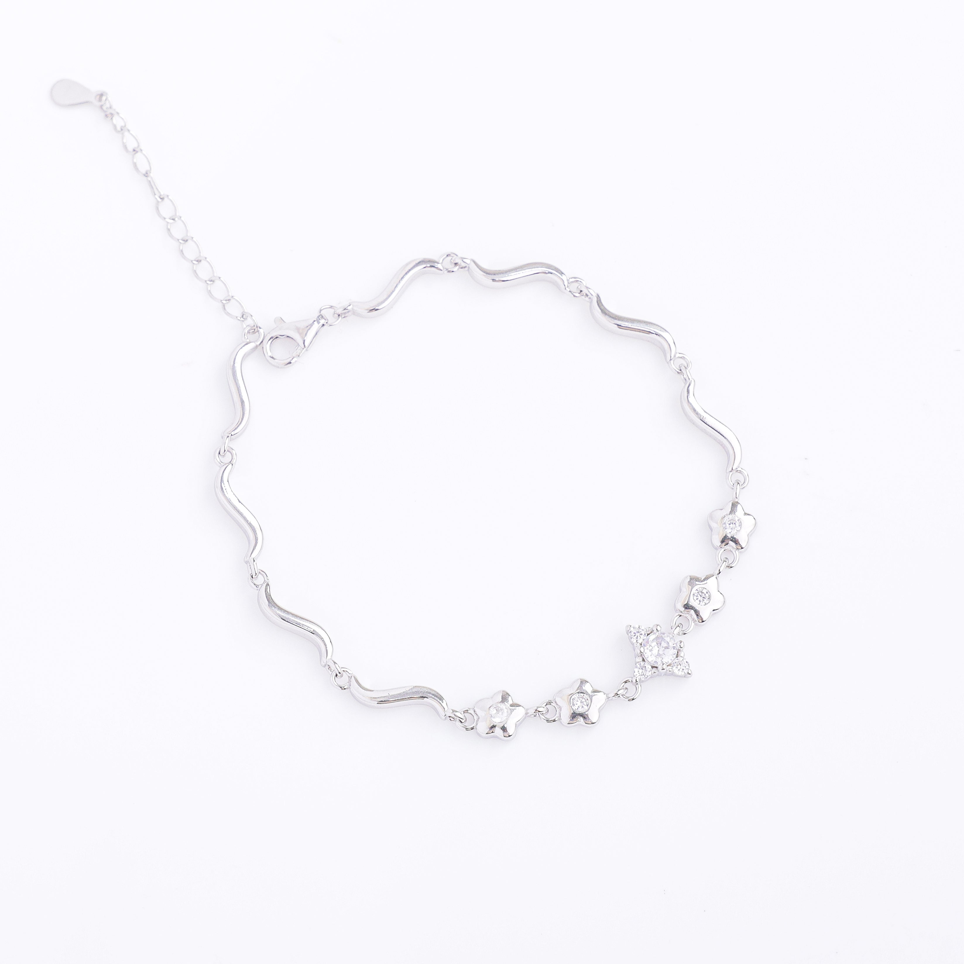 Sterling Wave Bracelet