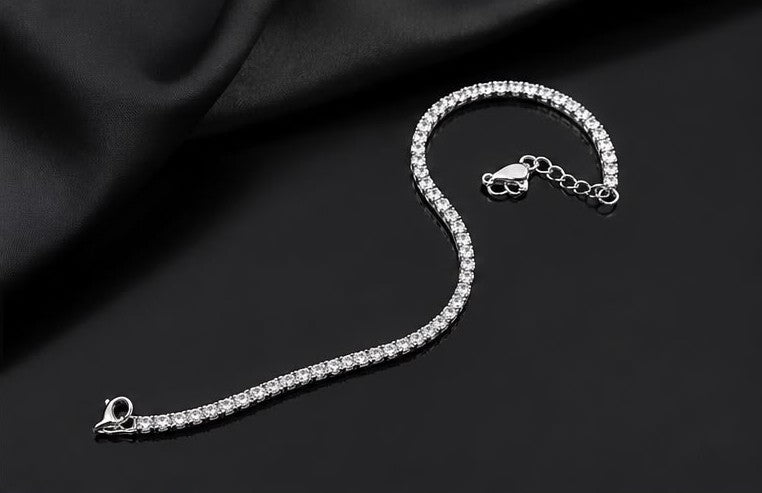 925 Silver Celeste Tennis Bracelet - 925 sterling silver jewellery by Sanache (photo 3)